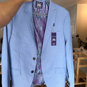 Saville Row Company Light Blue Suit. Brixton Skinny